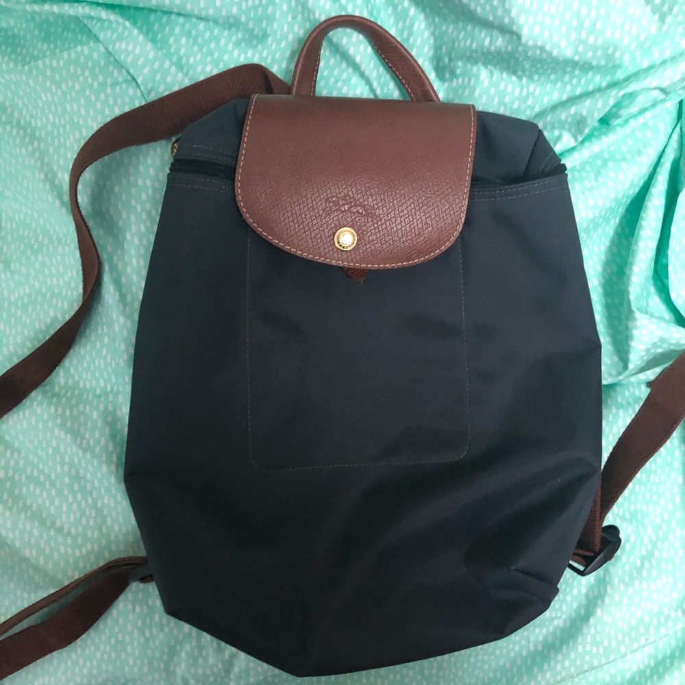 Longchamp Backpack in Grey